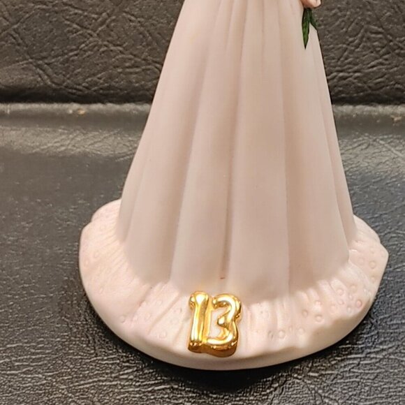 Enesco Growing Up Girls “Brunette Age 13” Porcelain Figurine - Picture 2 of 6